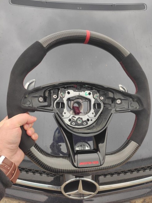 Mercedes-Benz GLE GLC GLS W205 Steering Wheel Carbon Alcantara