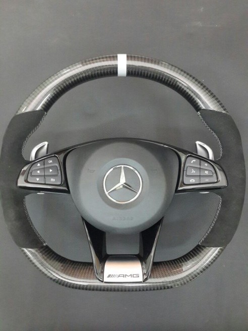 Mercedes-Benz GLE GLC GLS W205 Steering Wheel Carbon Alcantara