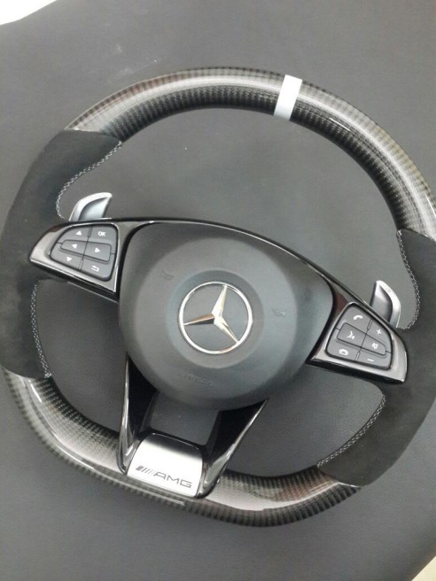 Mercedes-Benz GLE GLC GLS W205 Steering Wheel Carbon Alcantara