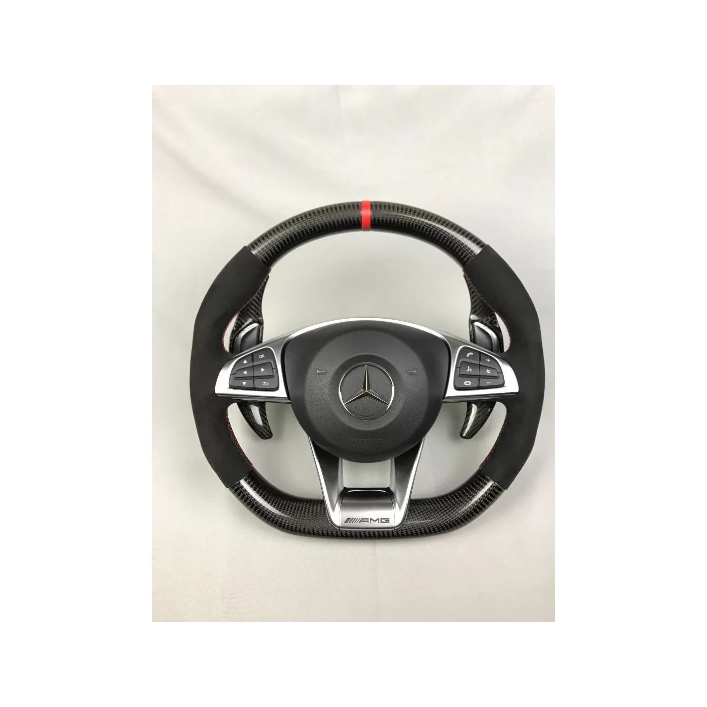 AMG Mercedes-Benz W205 W213 C-Class E-Class original Steering Wheel Carbon Alcantara