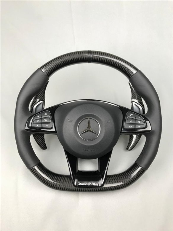 Carbon fiber AMG steering wheel for Mercedes-Benz C-Class E-Class W205 W213 W463