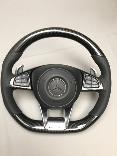 Carbon fiber AMG steering wheel for Mercedes-Benz C-Class E-Class W205 W213