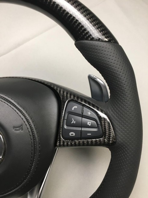 Carbon fiber AMG steering wheel for Mercedes-Benz C-Class E-Class W205 W213