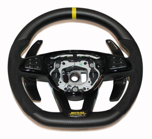 Carbon fiber steering wheel for Mercedes-Benz W205 W213 C-Class E-Class AMG EDITION