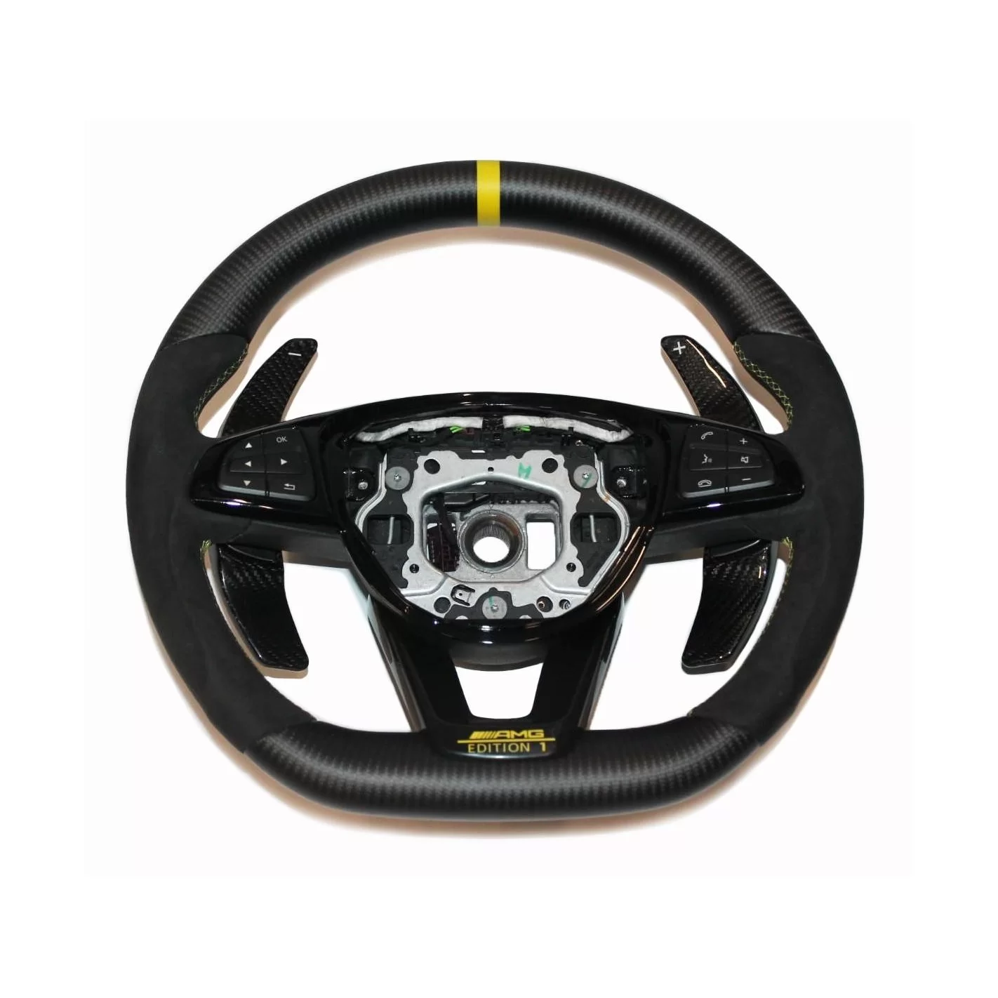 Carbon fiber steering wheel for Mercedes-Benz W205 W213 C-Class E-Class AMG EDITION