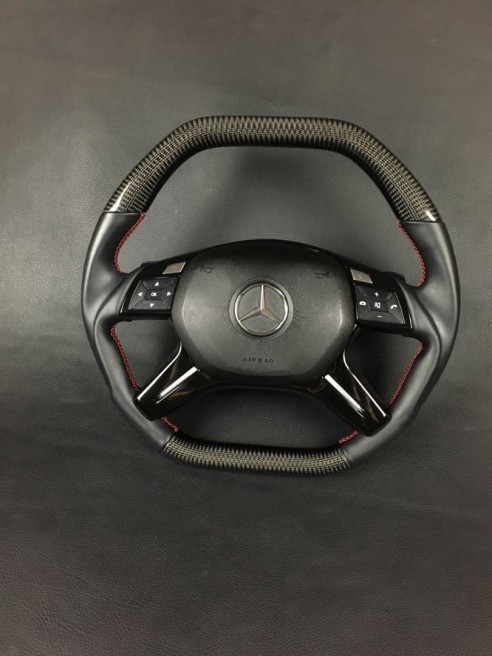 Carbon fiber steering wheel for Mercedes-Benz Mercedes-Benz G-Class E-Class ML GL W463 W166 W212