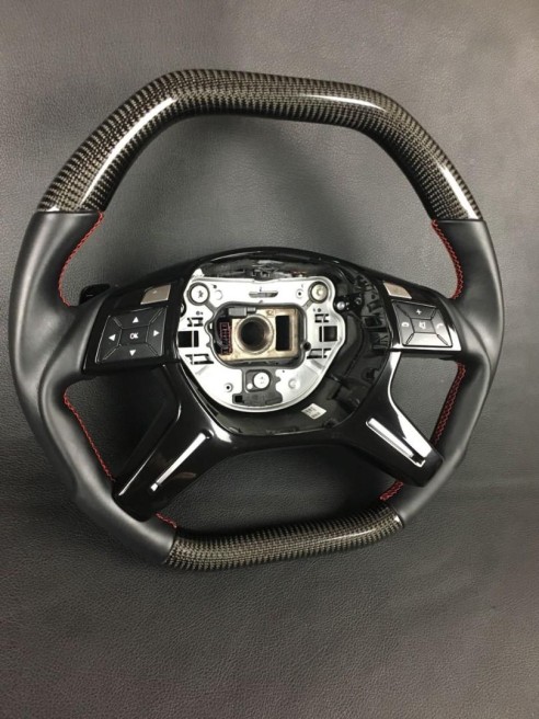 Carbon fiber steering wheel for Mercedes-Benz Mercedes-Benz G-Class E-Class ML GL W463 W166 W212