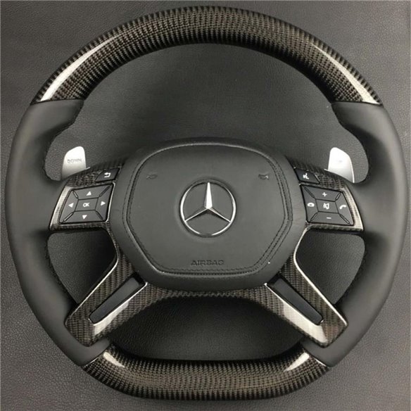 Carbon fiber steering wheel AMG for Mercedes-Benz G-Class W463 W166 W212 E-Class GL ML