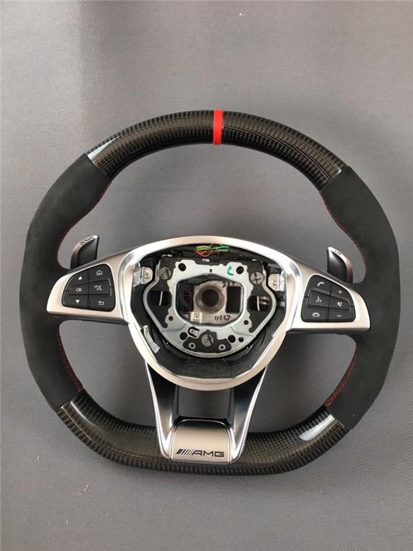 Carbon fiber AMG Steering Wheel for Mercedes-Benz W205 W213 C-Class E-Class