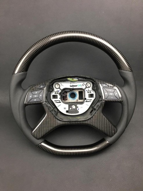 Carbon fiber steering wheel for Mercedes-Benz G-Class W463 W166 W212 E-Class GL ML