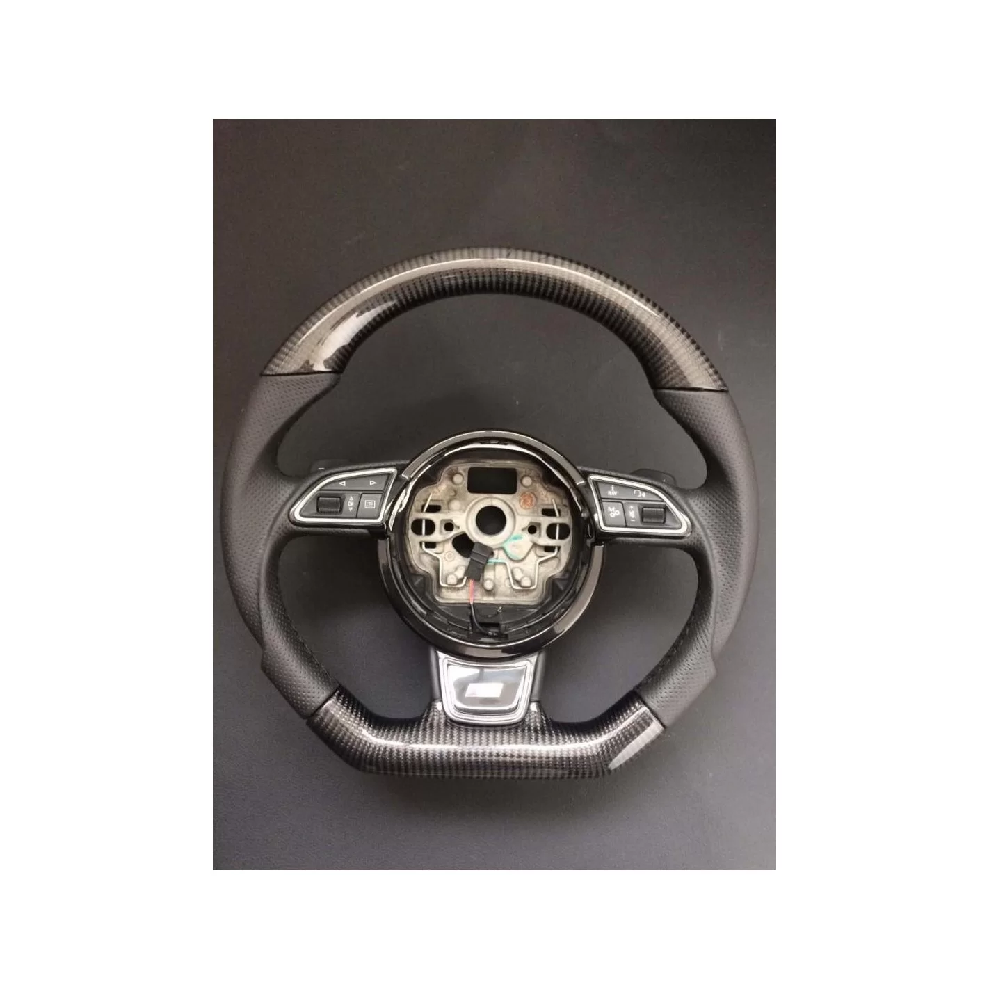 Audi RS6 RS4 RS5 RS7 SQ5 S4 S5 Steering Wheel Carbon Leather