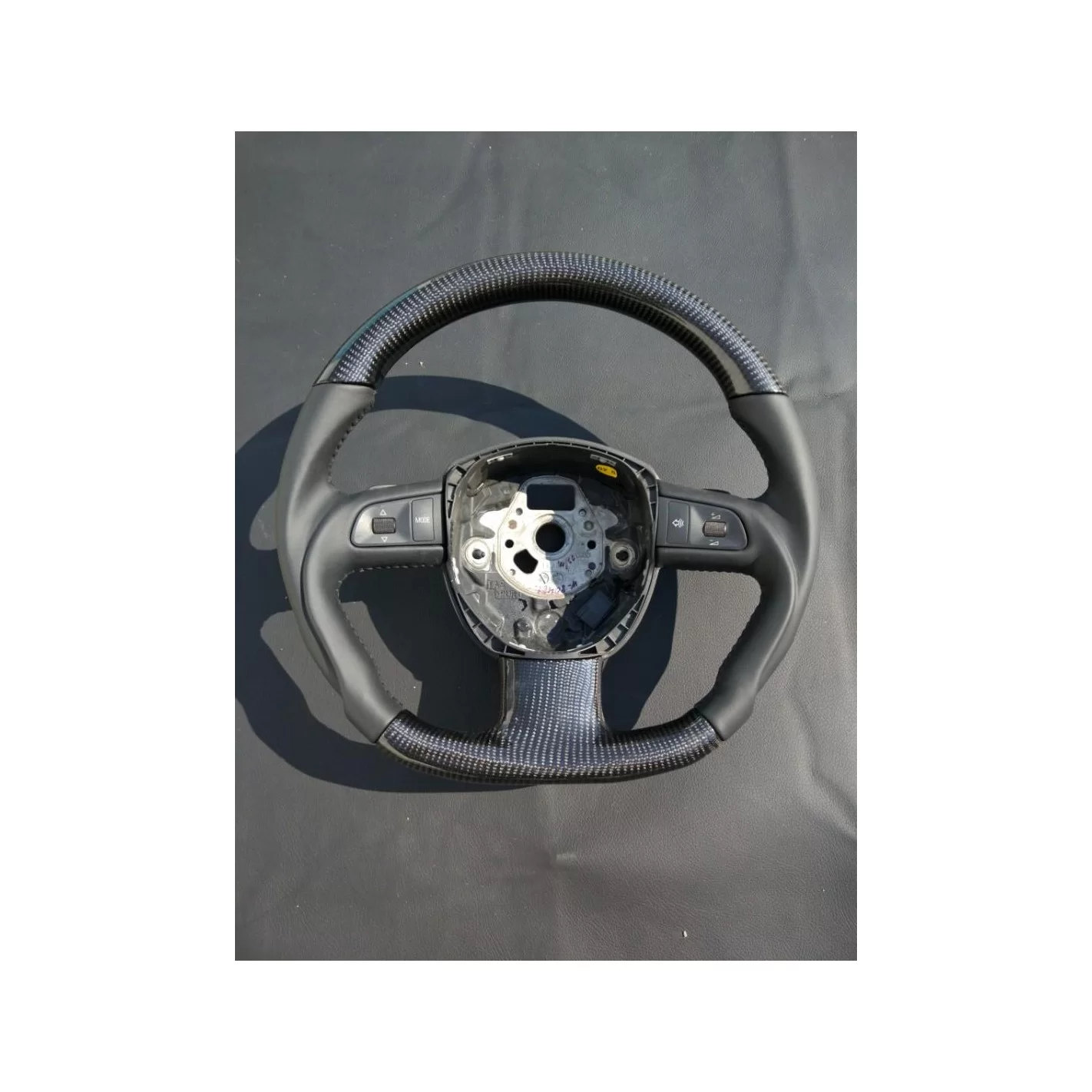 Audi A3 A4 A6 Q7 Steering Wheel Carbon Leather