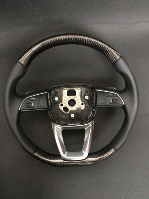 Audi Q7 Steering Wheel Carbon Leather