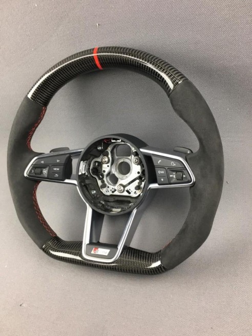 Audi TT R8 Steering Wheel Carbon Alcantara