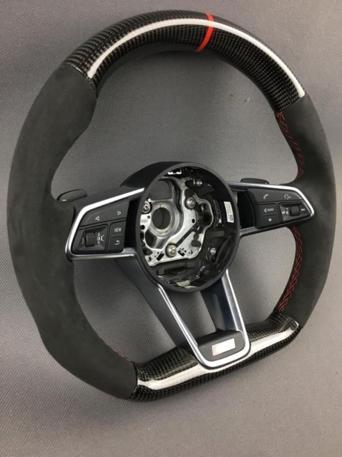 Audi TT R8 Steering Wheel Carbon Alcantara