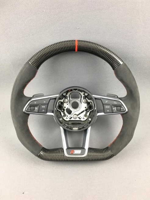 Audi TT R8 Steering Wheel Carbon Alcantara