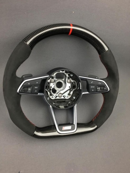 Audi TT R8 Steering Wheel Carbon Alcantara