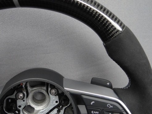 Audi TT R8 Steering Wheel Carbon Alcantara