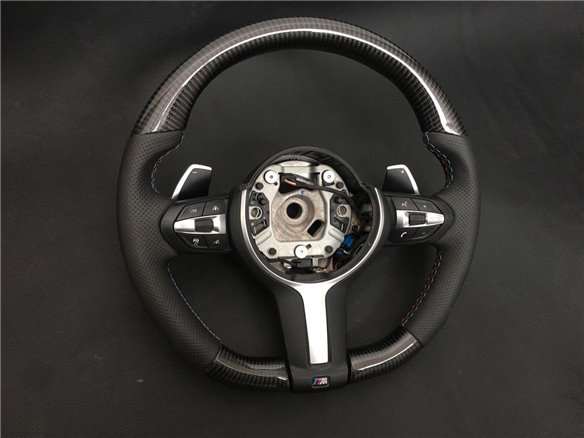 BMW F30 F31 F15 F16 Steering Wheel Carbon Leather