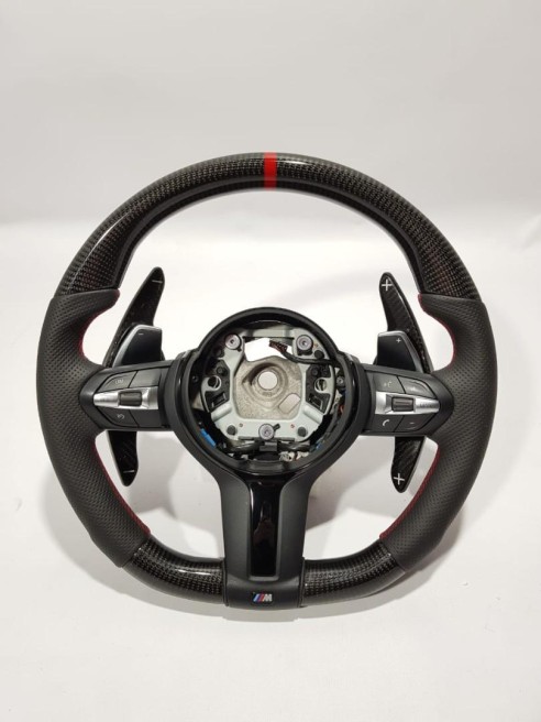 BMW F30 F20 X5 F15 X6 F16 Steering Wheel Carbon Leather