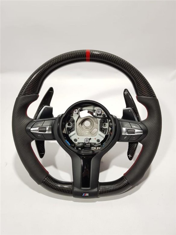 BMW F30 F20 X5 F15 X6 F16 Steering Wheel Carbon Leather