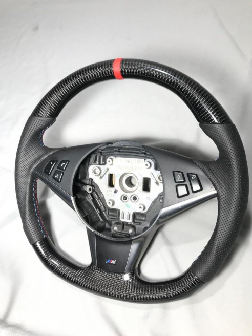 BMW E60 E63 E61 Steering Wheel Carbon Leather