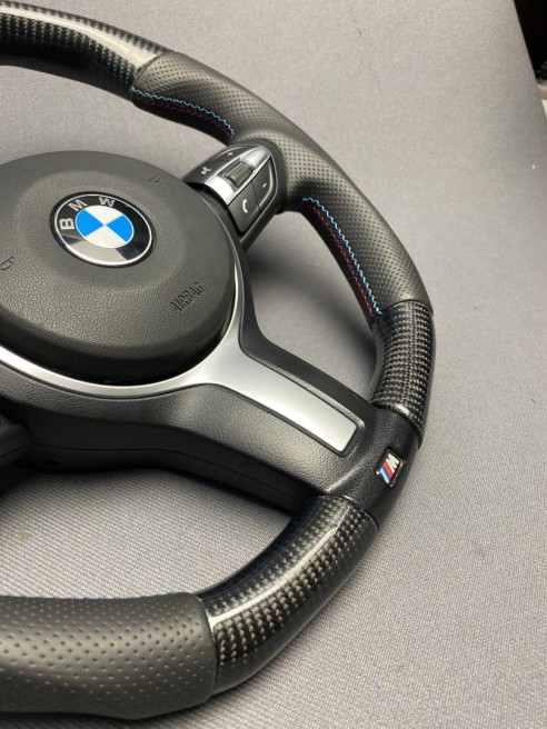 BMW F30 F20 F22 F32 F33 X5 F15 X6 F16 Steering Wheel Carbon Leather