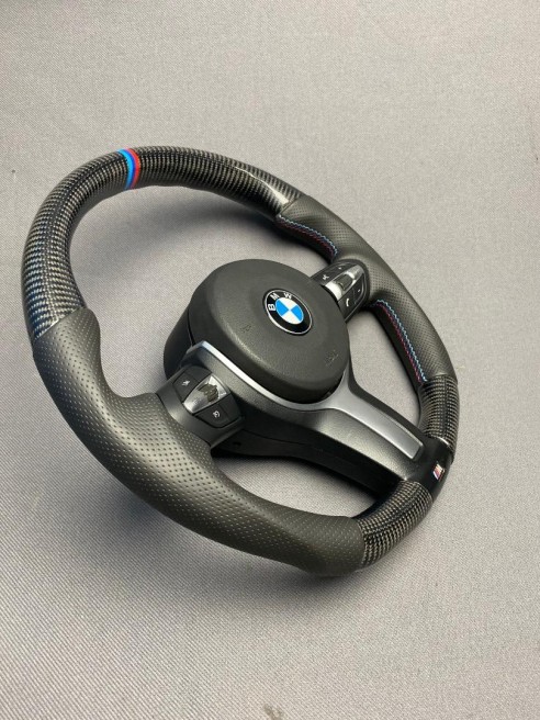 BMW F30 F20 F22 F32 F33 X5 F15 X6 F16 Steering Wheel Carbon Leather