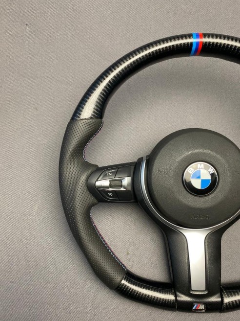 BMW F30 F20 F22 F32 F33 X5 F15 X6 F16 Steering Wheel Carbon Leather