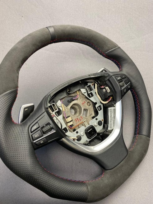 BMW F10 F01 Steering Wheel Alcantara Carbon