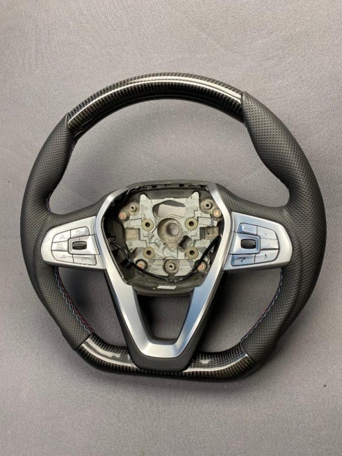 BMW G30 G20 2003-2007 Steering Wheel Carbon Leather