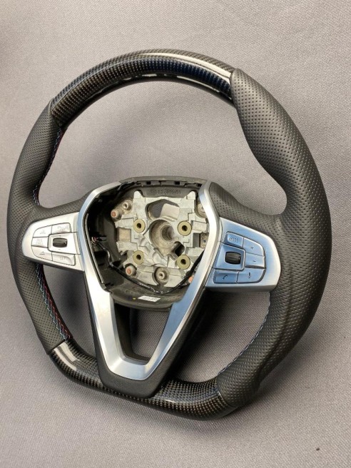 BMW G30 G20 2003-2007 Steering Wheel Carbon Leather