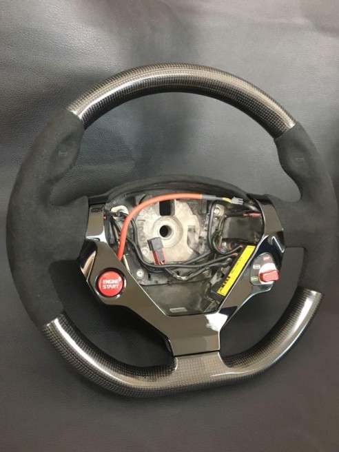 Ferrari 458 Steering Wheel Carbon Alcantara