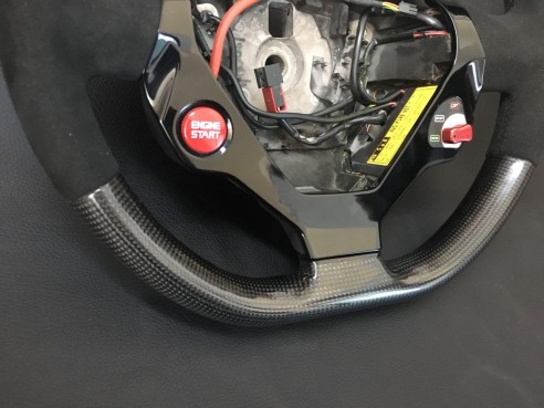 Ferrari 458 Steering Wheel Carbon Alcantara