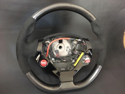 Ferrari 458 Steering Wheel Carbon Alcantara