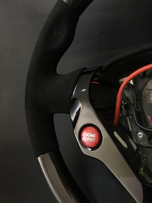 Ferrari 458 Steering Wheel Carbon Alcantara