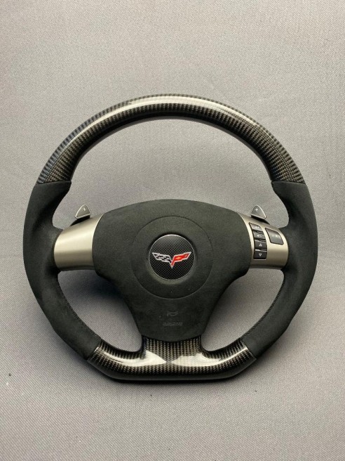 Chevrolet Corvette С6 Steering Wheel Carbon Alcantara