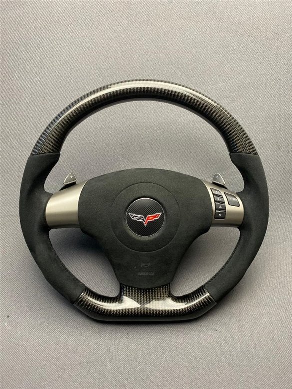 Chevrolet Corvette С6 Steering Wheel Carbon Alcantara