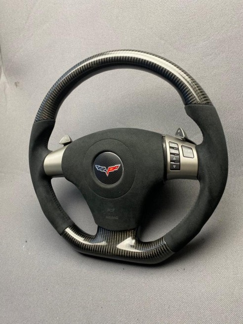 Chevrolet Corvette С6 Steering Wheel Carbon Alcantara