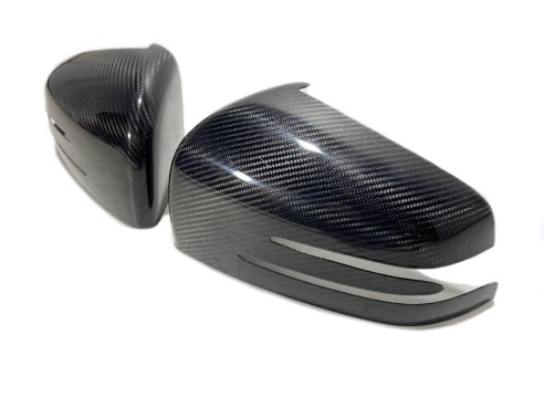 Carbon Fiber Side Mirror Covers for Mercedes-Benz G-Wagon C-Class W463 W205