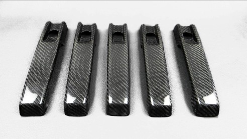 Carbon fiber Brabus door handles covers for Mercedes-Benz W463 G-Class