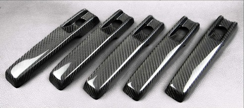 Carbon fiber Brabus door handles covers for Mercedes-Benz W463 G-Class