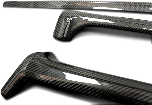 Carbon fiber front window frame Covers (A pillar) for Mercedes-Benz G-Class W463