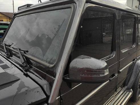 Carbon fiber front window frame Covers (A pillar) for Mercedes-Benz G-Class W463