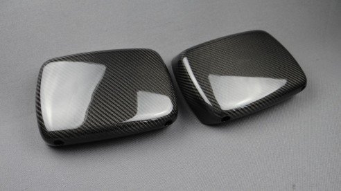 Carbon fiber interior headrest covers for seats Mercedes-Benz W463 2013-2018 G-Wagon