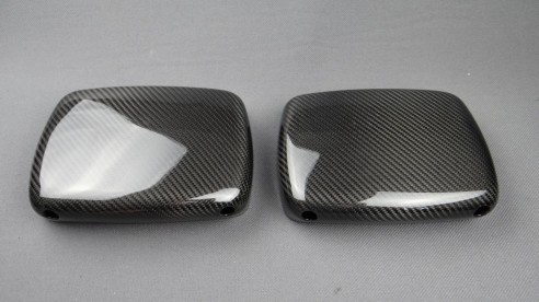 Carbon fiber interior headrest covers for seats Mercedes-Benz W463 2013-2018 G-Wagon