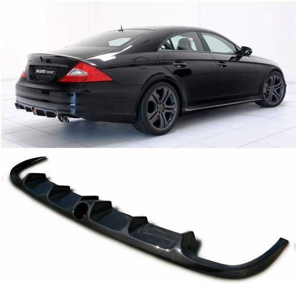 Mercedes-Benz CLS-Class W219 Carbon Rear Bumper Diffuser