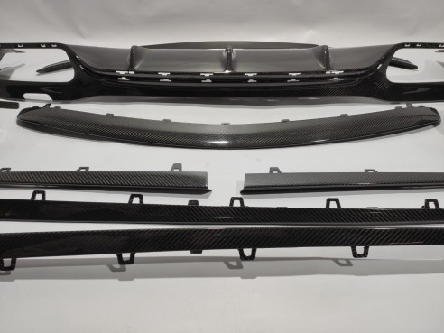 Mercedes-Benz S213 W213 E-Class Carbon Full Body Kit 9pcs Set