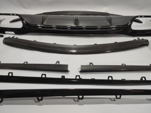 Mercedes-Benz S213 W213 E-Class Carbon Full Body Kit 9pcs Set