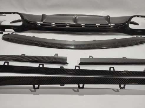 Mercedes-Benz S213 W213 E-Class Carbon Full Body Kit 9pcs Set